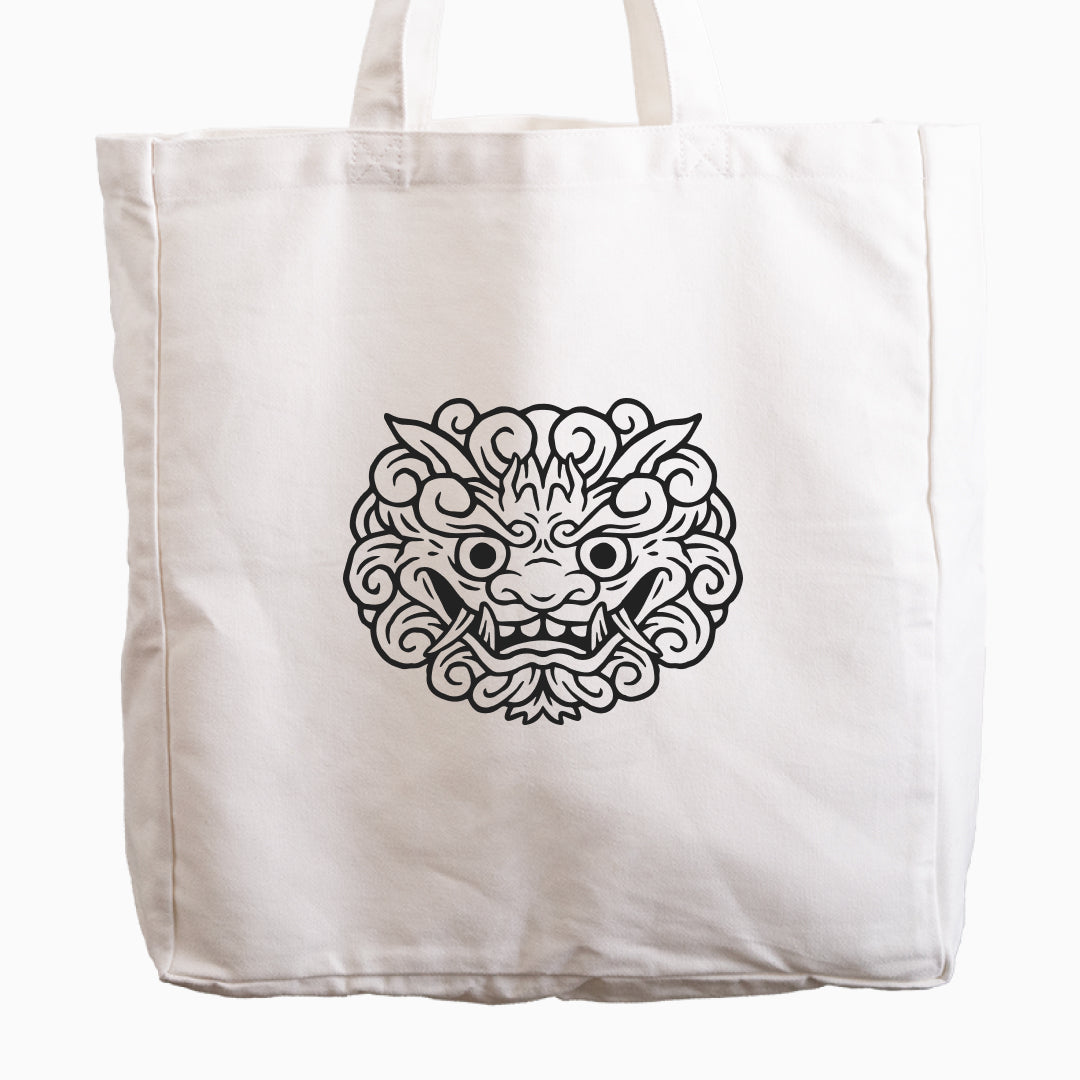 The Everyday Recycled Tote - Foo Lion