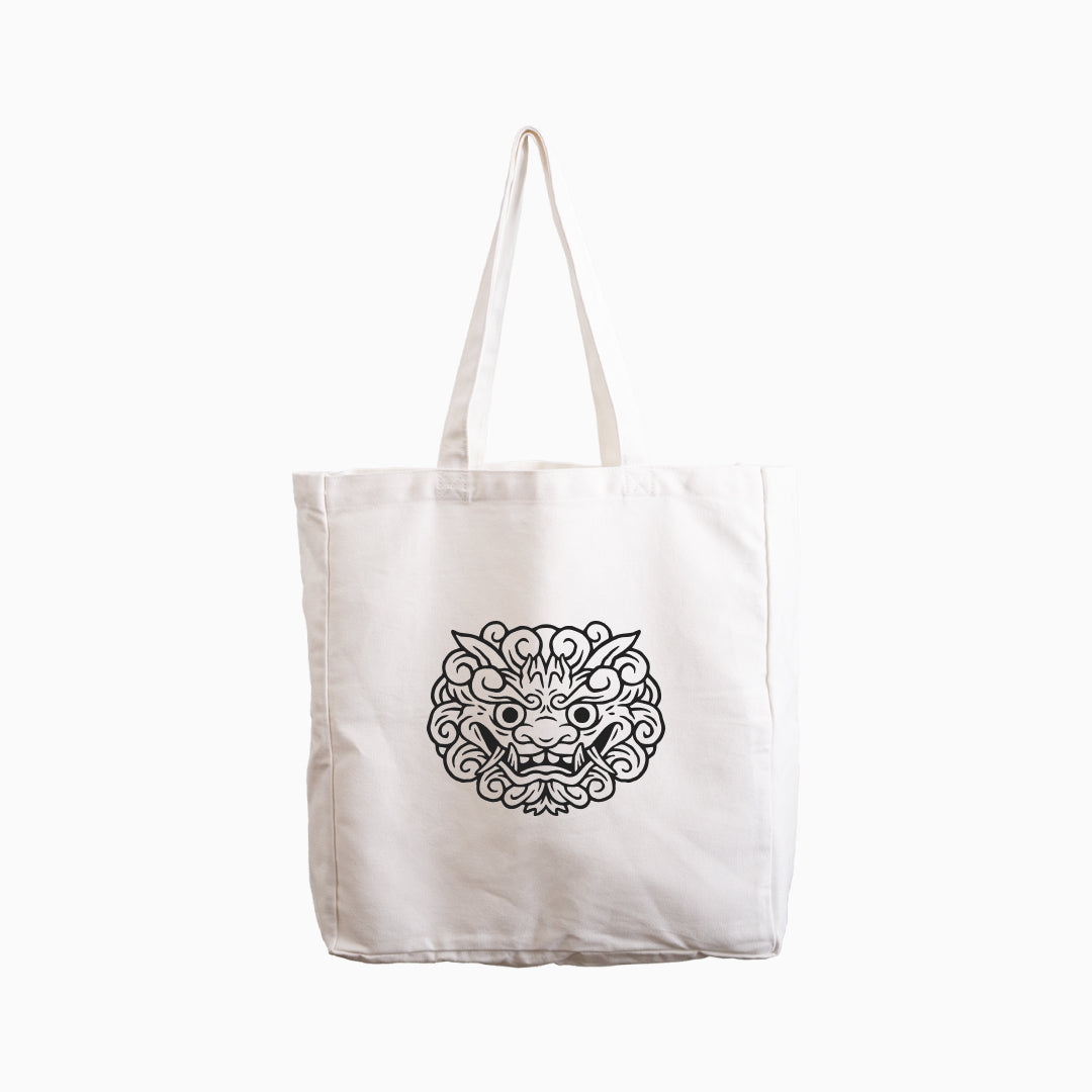 The Everyday Recycled Tote - Foo Lion